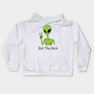 Eat The Rich ALIEN Kids Hoodie